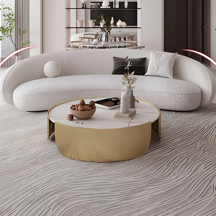 Ranya Stainless Steel Coffee Table for Living Room