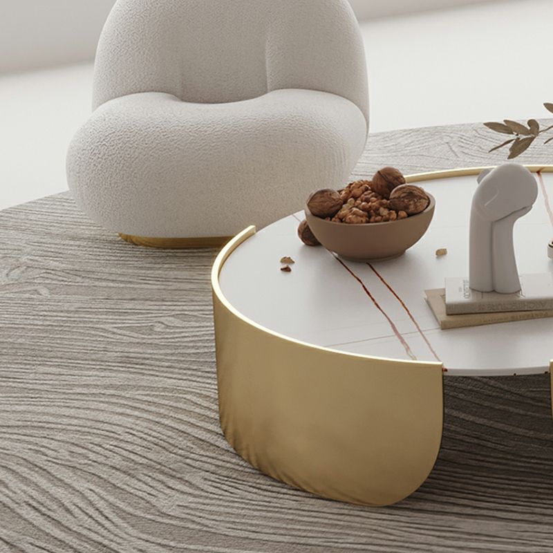 Ranya Stainless Steel Coffee Table for Living Room