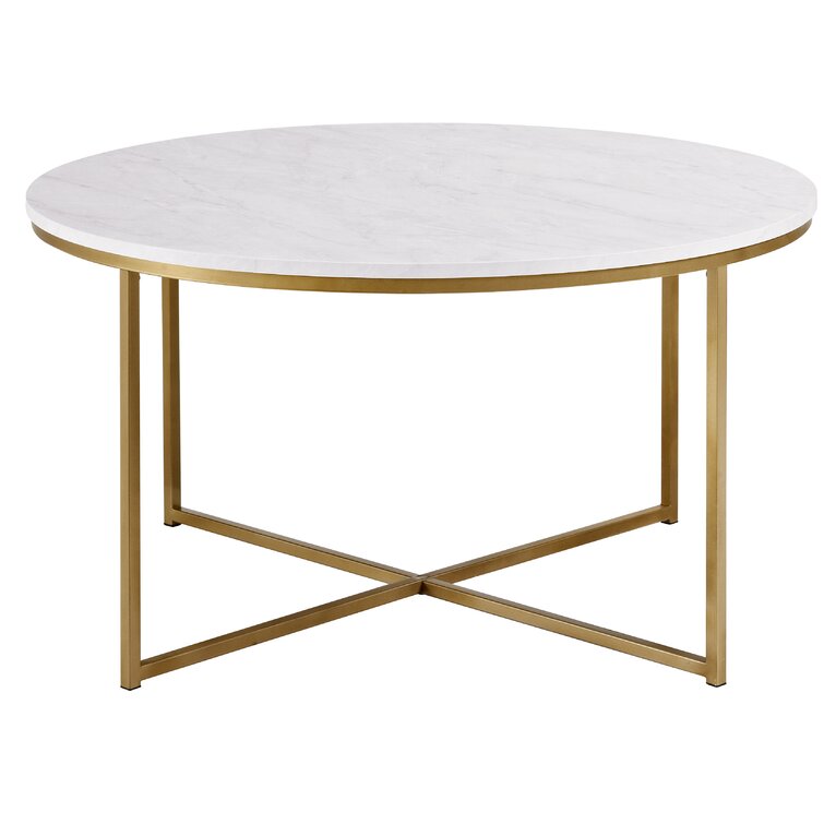 Sterling Metal Coffee Table For Living Room