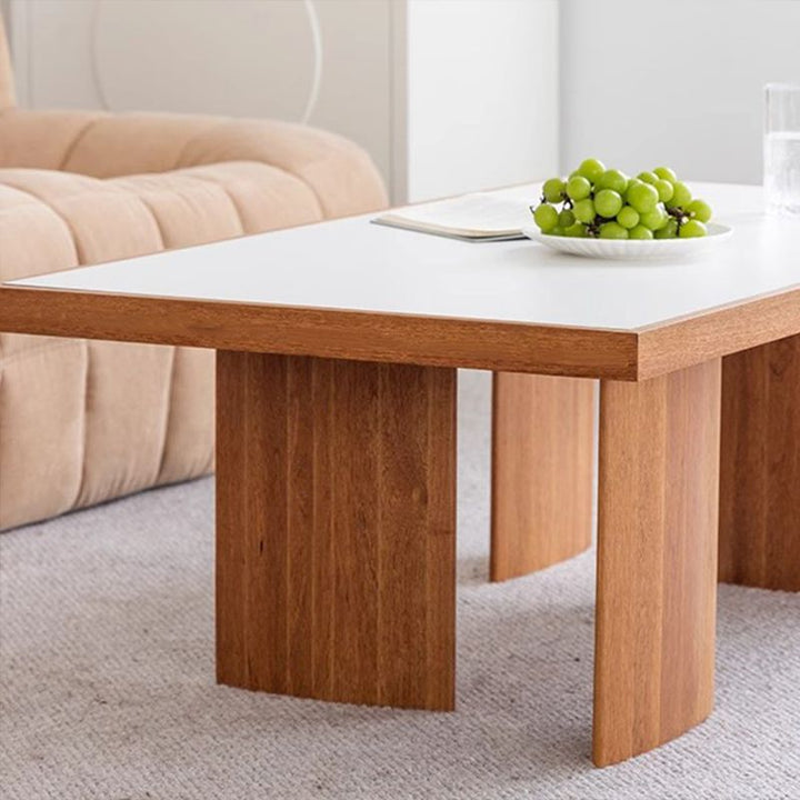 Charita Solid Wood Coffee Table for Living Room