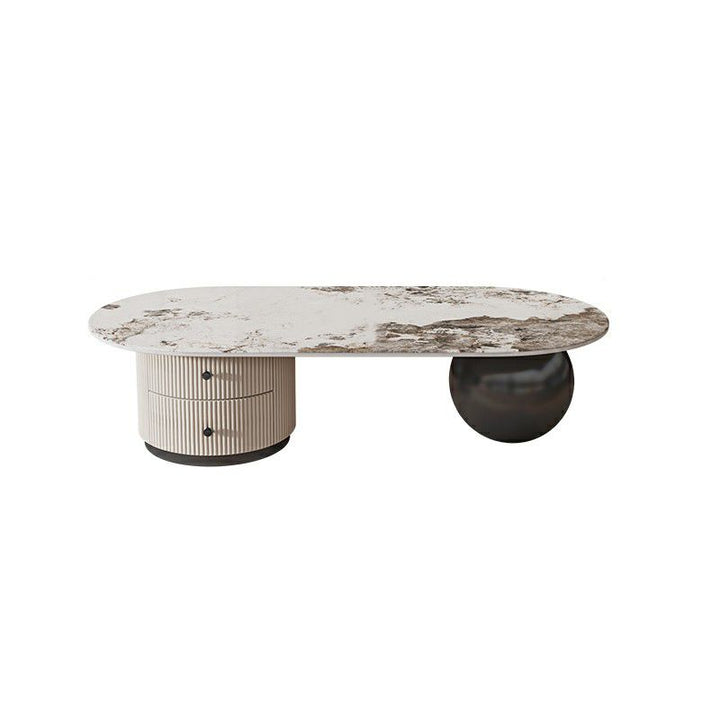 Namira Stainless Steel Coffee Table for Living Room