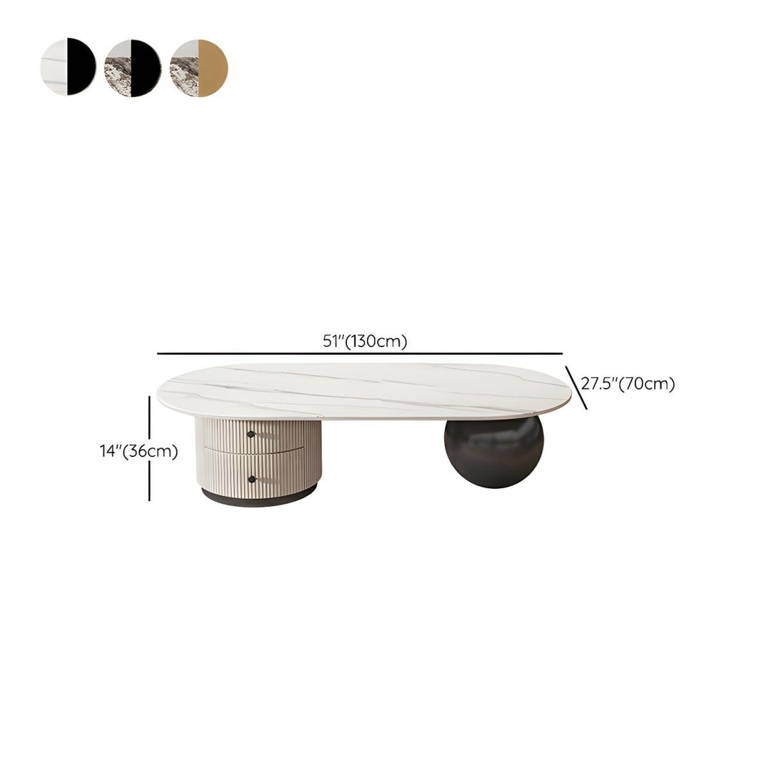 Namira Stainless Steel Coffee Table for Living Room
