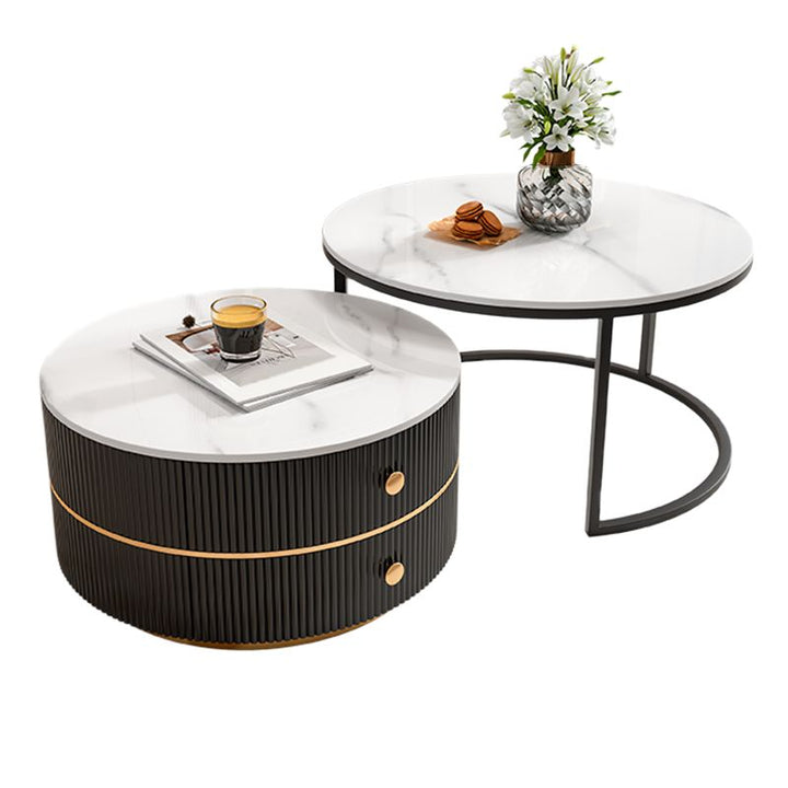 Pranavi Stainless Steel Coffee Table for Living Room