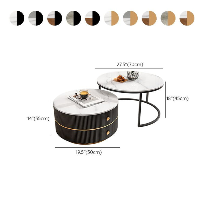 Pranavi Stainless Steel Coffee Table for Living Room