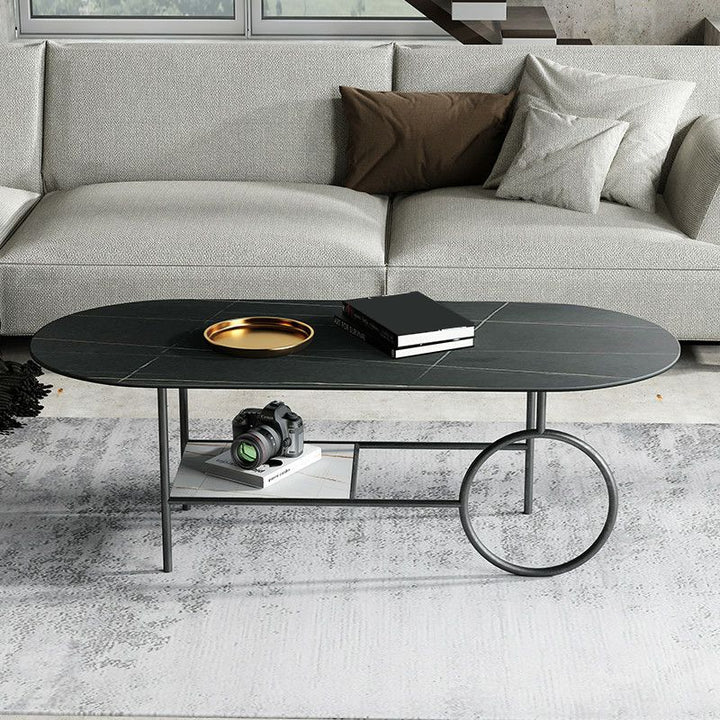 Ranya Stainless Steel Frame Coffee Table for Living Room