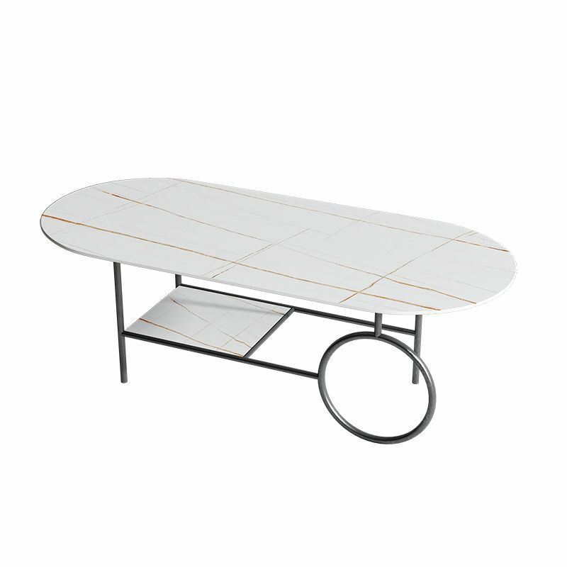 Ranya Stainless Steel Frame Coffee Table for Living Room
