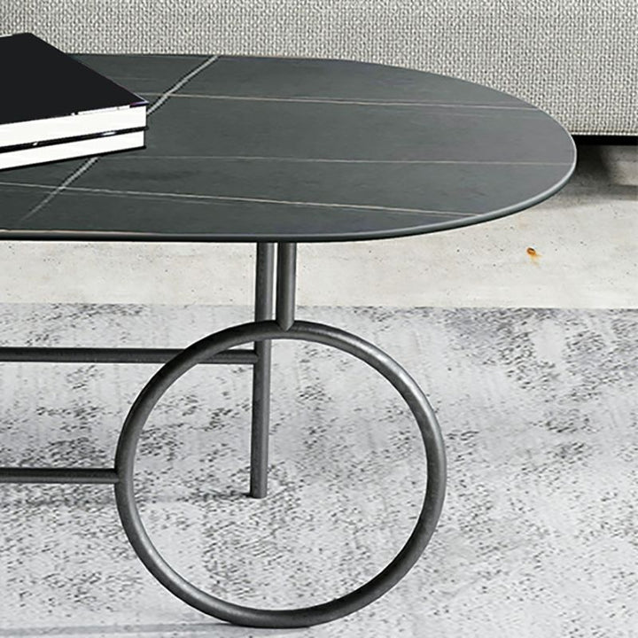 Ranya Stainless Steel Frame Coffee Table for Living Room