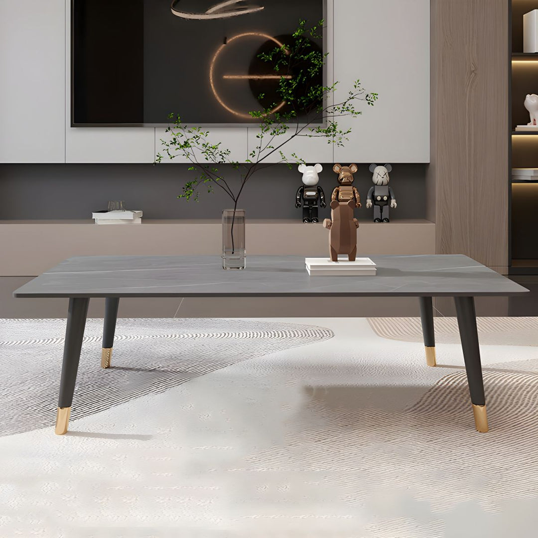 Sanvika Stainless Steel Frame Coffee Table for Living Room