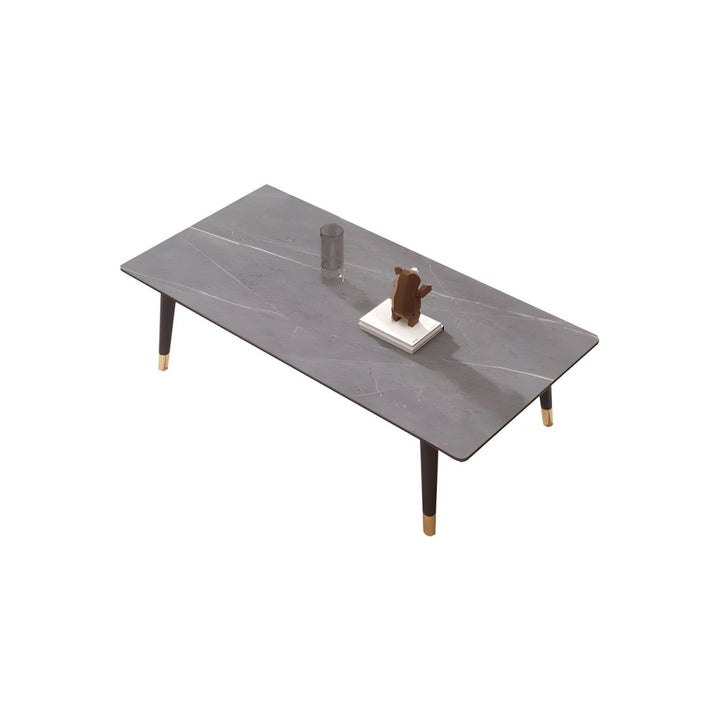 Sanvika Stainless Steel Frame Coffee Table for Living Room