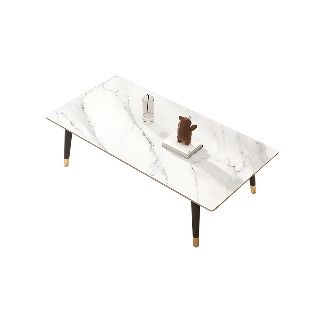 Sanvika Stainless Steel Frame Coffee Table for Living Room