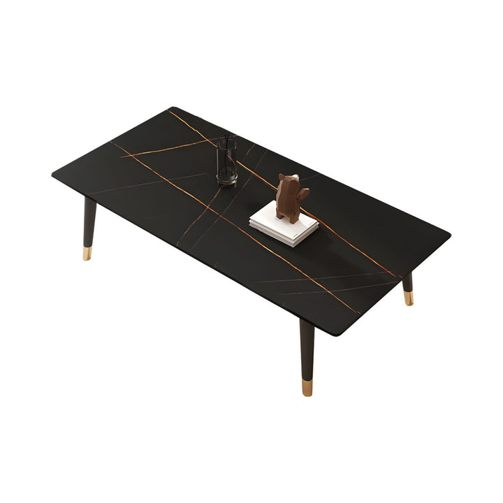 Sanvika Stainless Steel Frame Coffee Table for Living Room