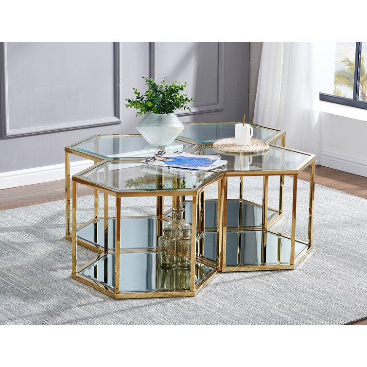 Anaya Metal Coffee Table For Living Room