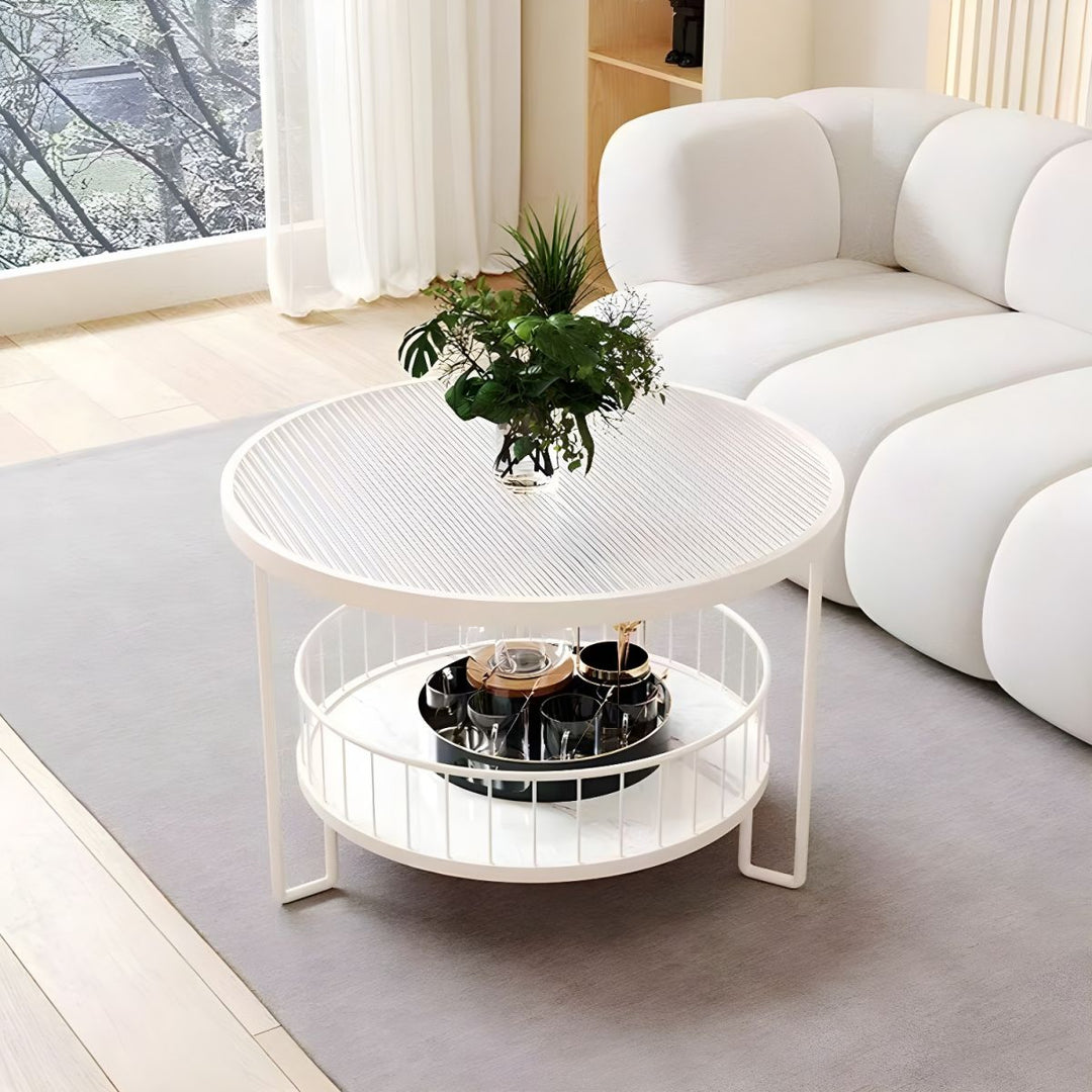 Tisya Stainless Steel Coffee Table for Living Room