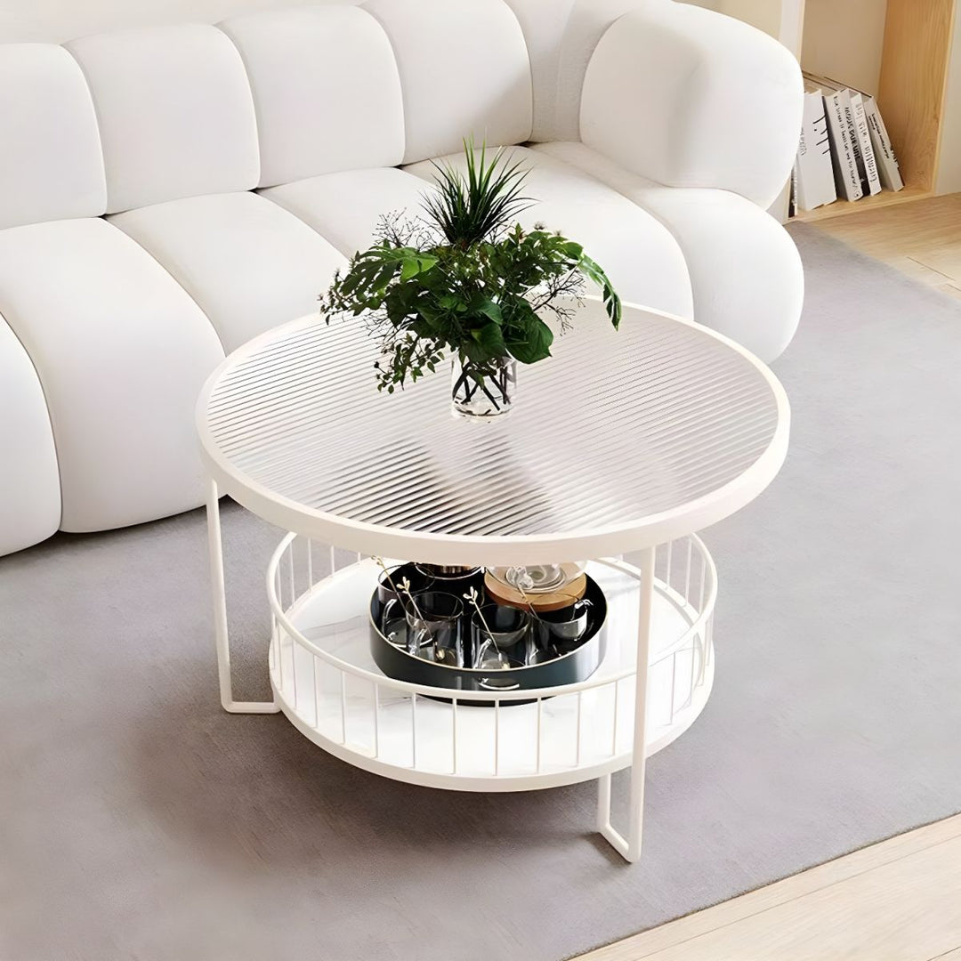 Tisya Stainless Steel Coffee Table for Living Room