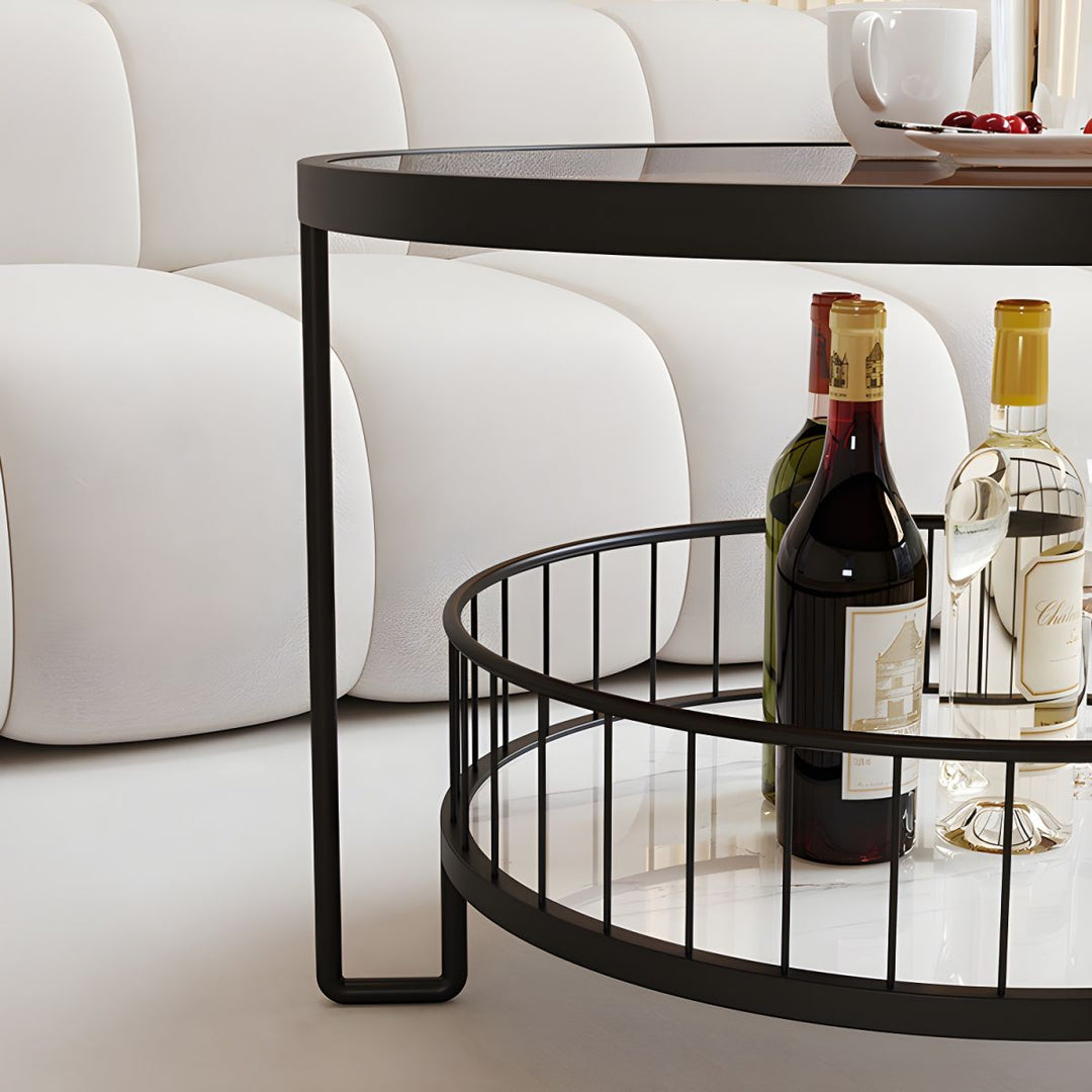 Tisya Stainless Steel Coffee Table for Living Room
