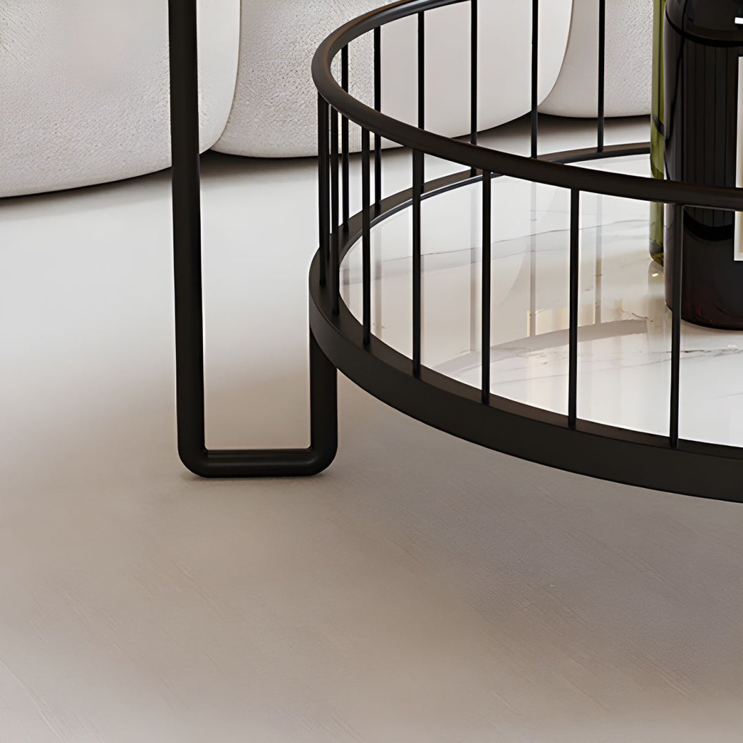 Tisya Stainless Steel Coffee Table for Living Room