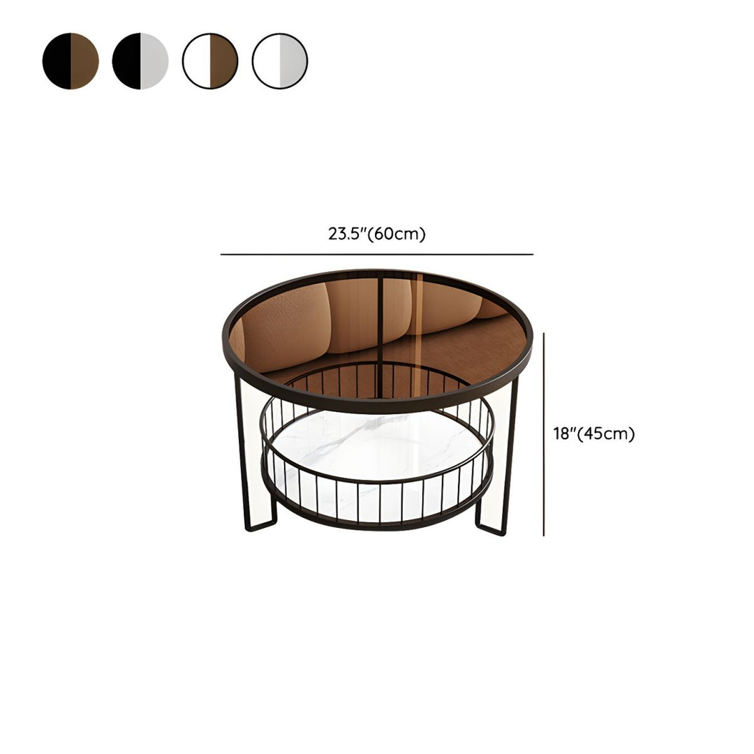 Tisya Stainless Steel Coffee Table for Living Room