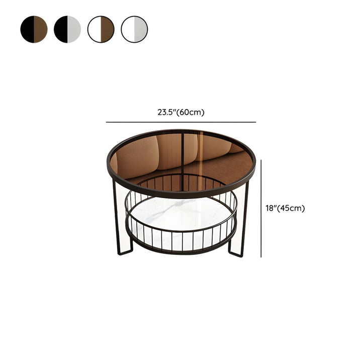 Tisya Stainless Steel Coffee Table for Living Room