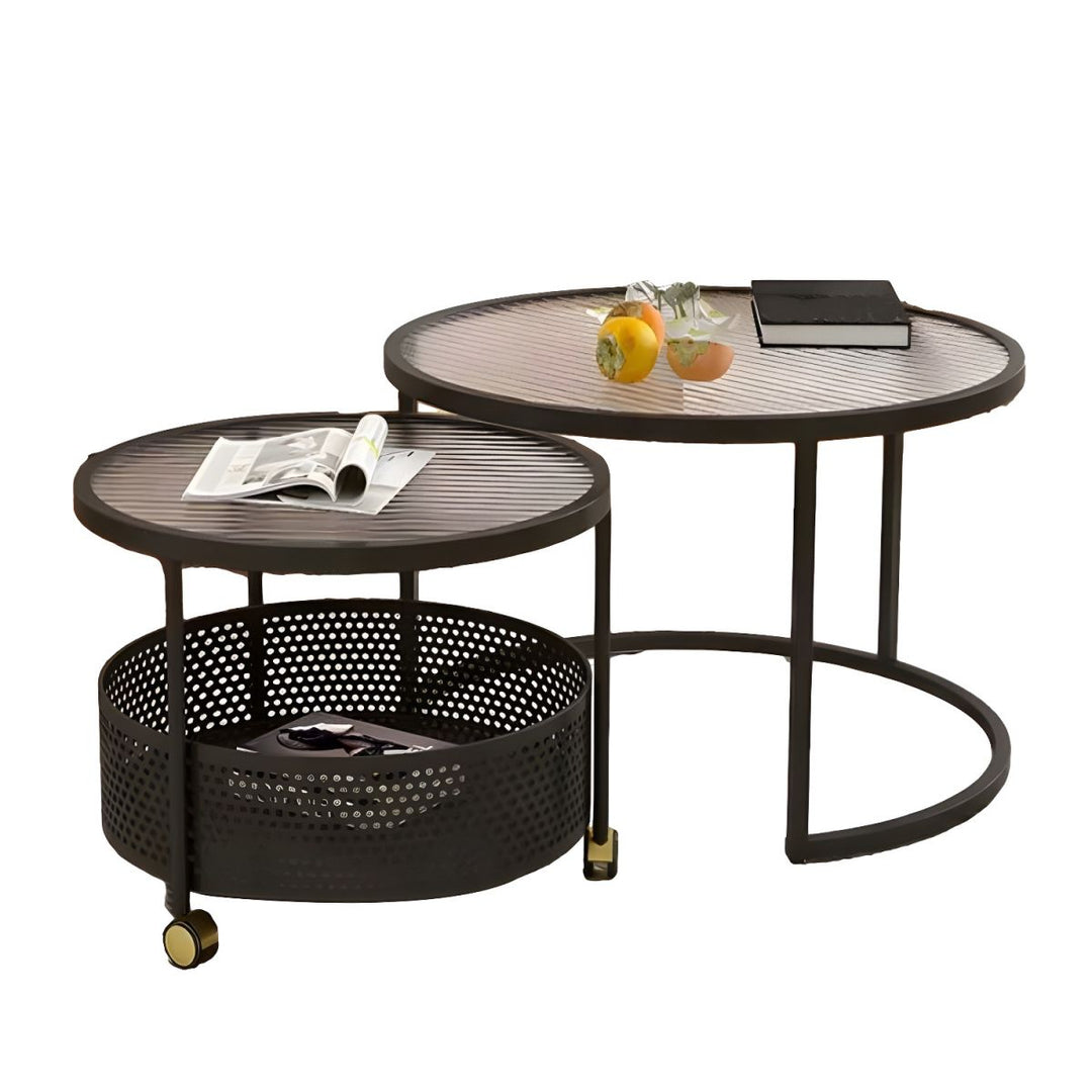 Parikshit Stainless Steel Frame Coffee Table for Living Room