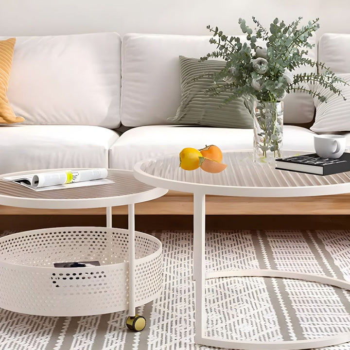 Parikshit Stainless Steel Frame Coffee Table for Living Room