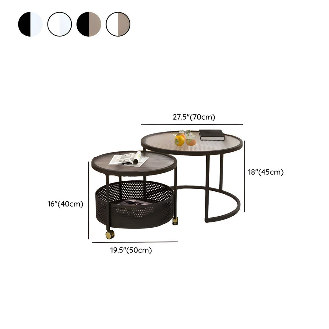Parikshit Stainless Steel Frame Coffee Table for Living Room