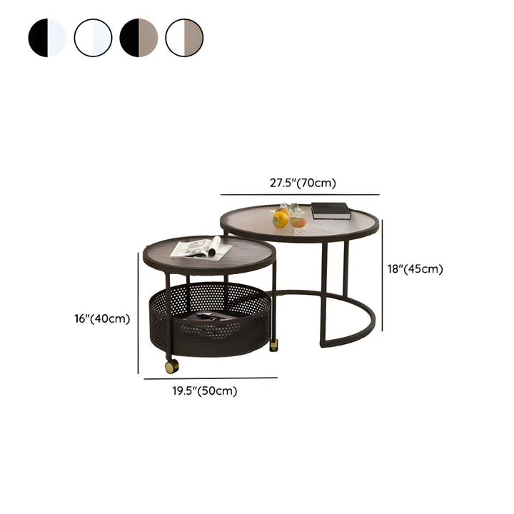 Parikshit Stainless Steel Frame Coffee Table for Living Room