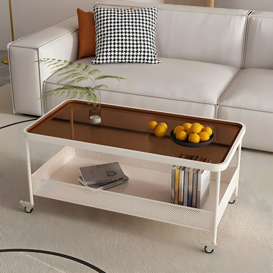 Revanth Stainless Steel Coffee Table for Living Room