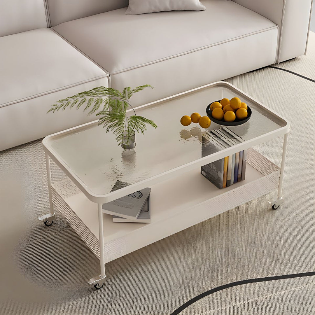 Revanth Stainless Steel Coffee Table for Living Room