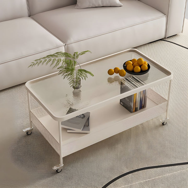 Revanth Stainless Steel Coffee Table for Living Room