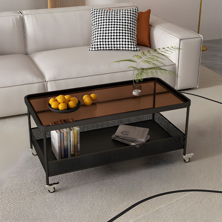 Revanth Stainless Steel Coffee Table for Living Room