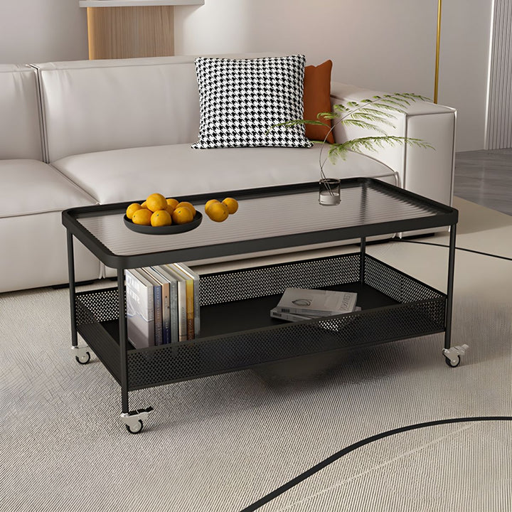 Revanth Stainless Steel Coffee Table for Living Room