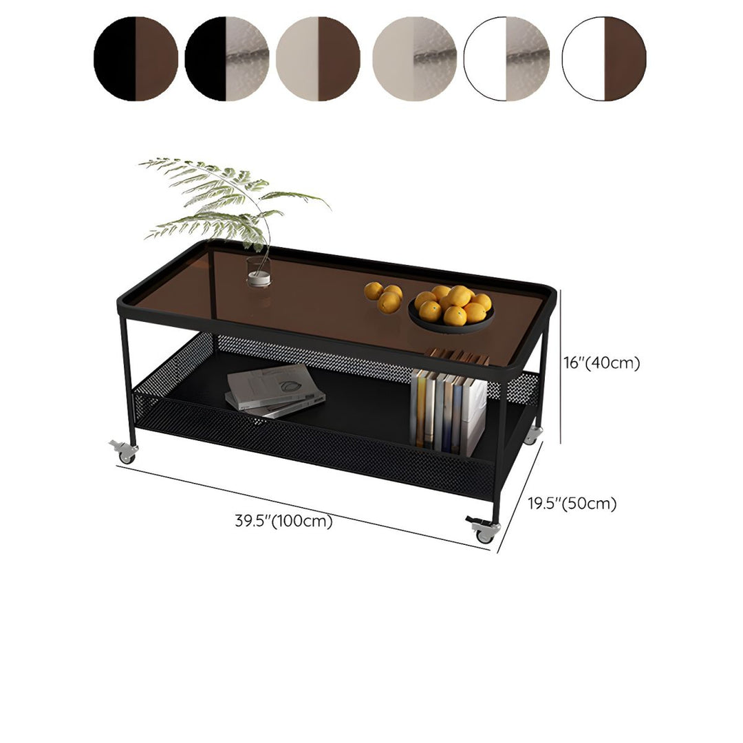 Revanth Stainless Steel Coffee Table for Living Room