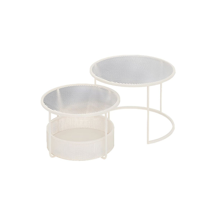 Ekisha Stainless Steel Coffee Table for Living Room