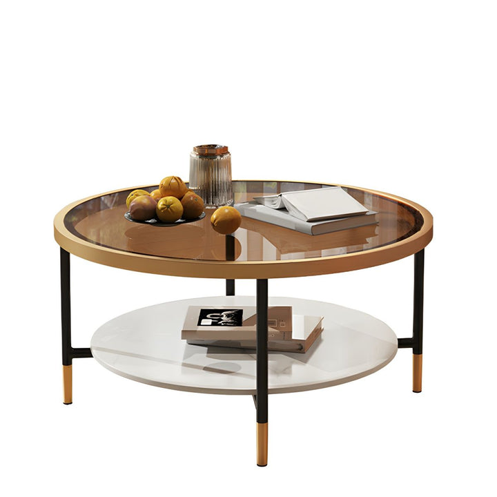 Sahil Stainless Steel Frame Coffee Table for Living Room