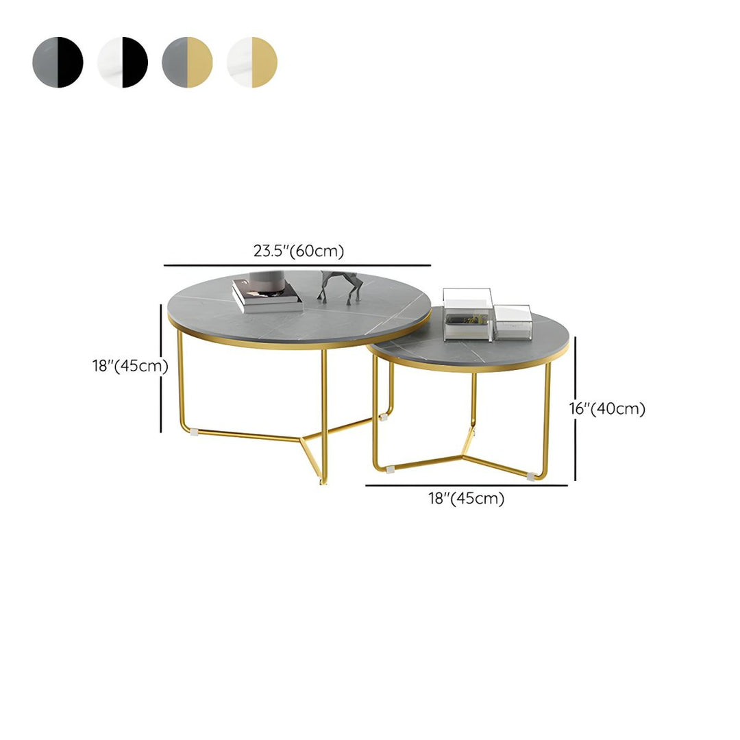 Tanay Stainless Steel Frame Coffee Table for Living Room