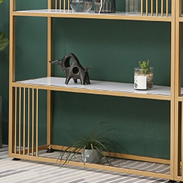 Agata Stainless Steel Frame Storage Shelves | Bookshelves