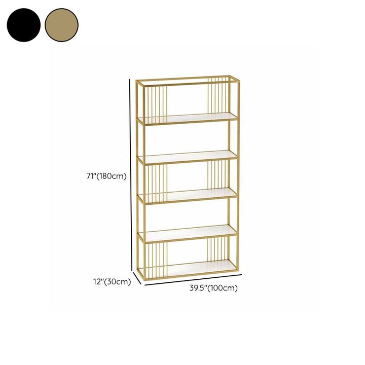 Agata Stainless Steel Frame Storage Shelves | Bookshelves