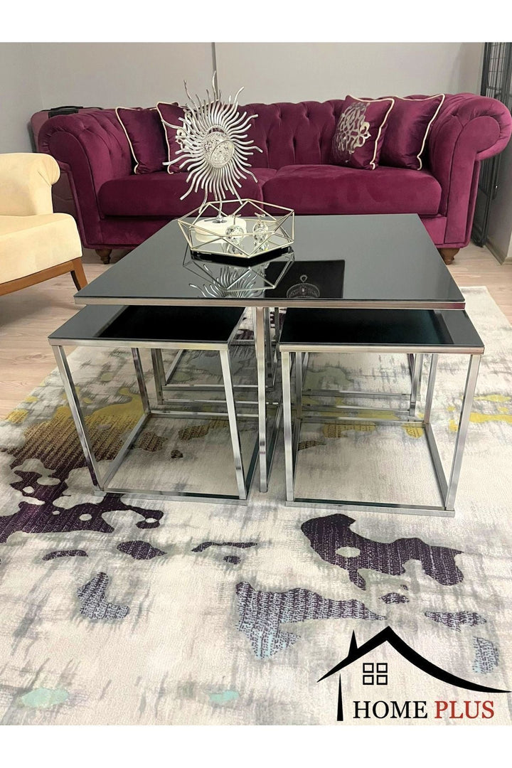 Amara Side Table For Living Room - Set Of 3