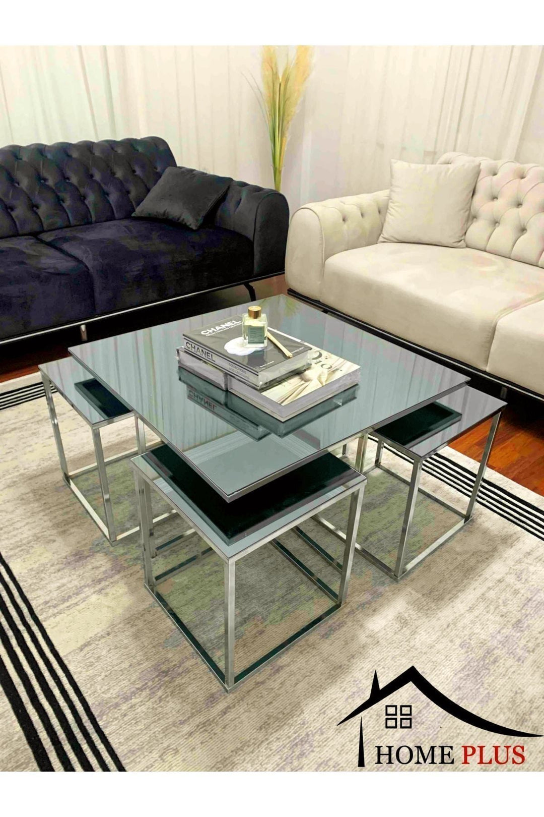 Amara Side Table For Living Room - Set Of 3