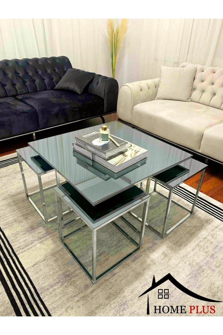 Amara Side Table For Living Room - Set Of 3