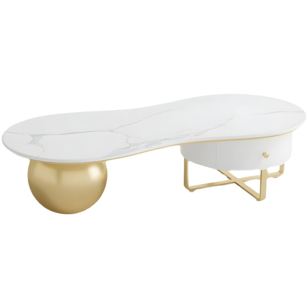 Aarush Stainless Steel Frame Coffee Table for Living Room