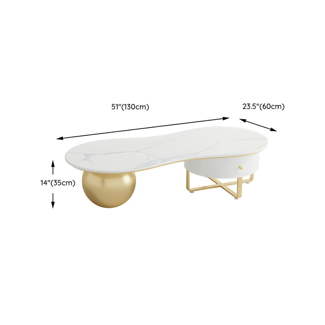 Aarush Stainless Steel Frame Coffee Table for Living Room