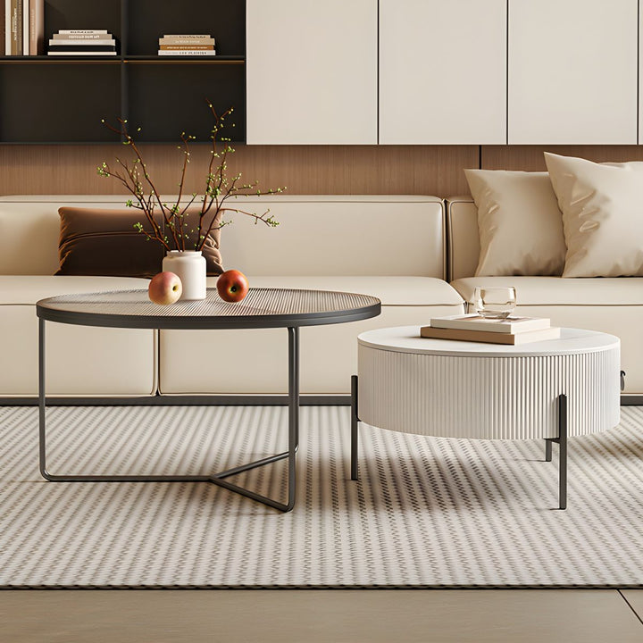 Fariya Stainless Steel Coffee Table for Living Room