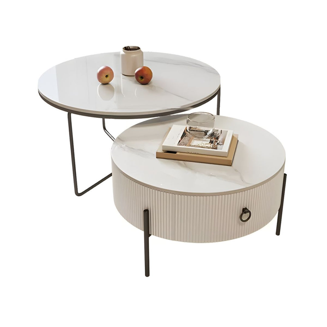 Fariya Stainless Steel Coffee Table for Living Room