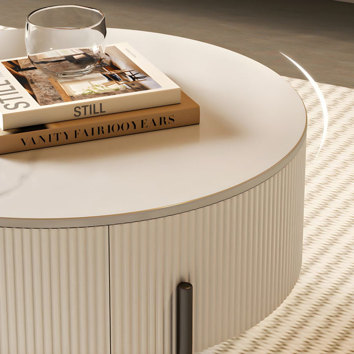Fariya Stainless Steel Coffee Table for Living Room