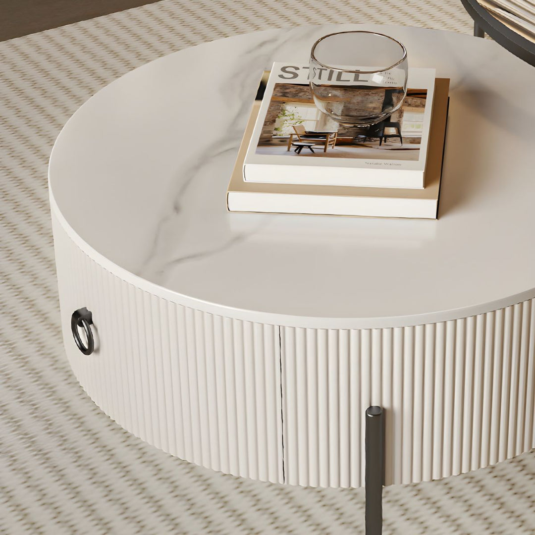 Fariya Stainless Steel Coffee Table for Living Room