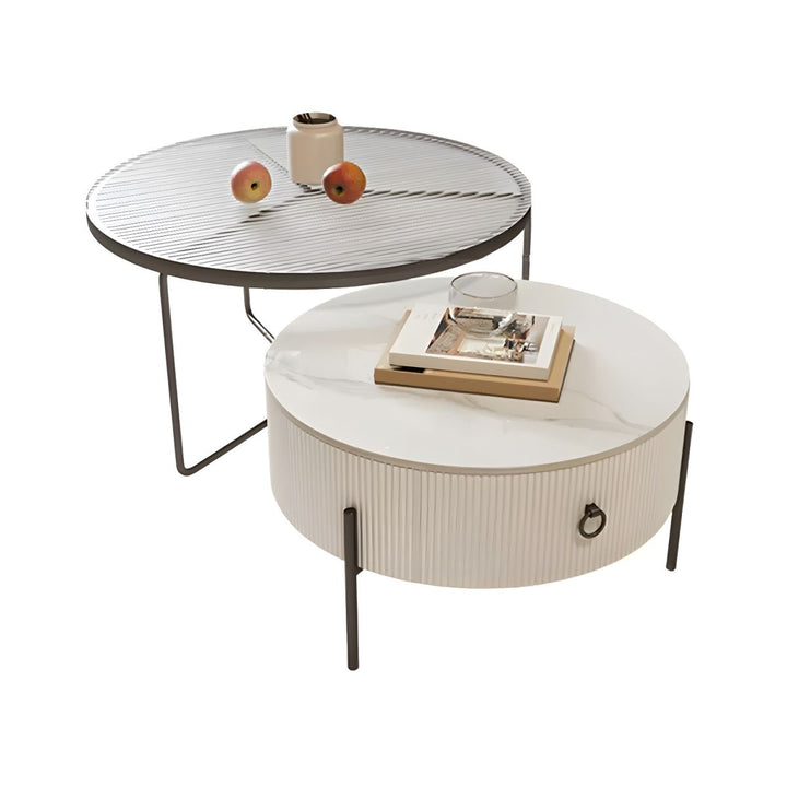 Fariya Stainless Steel Coffee Table for Living Room