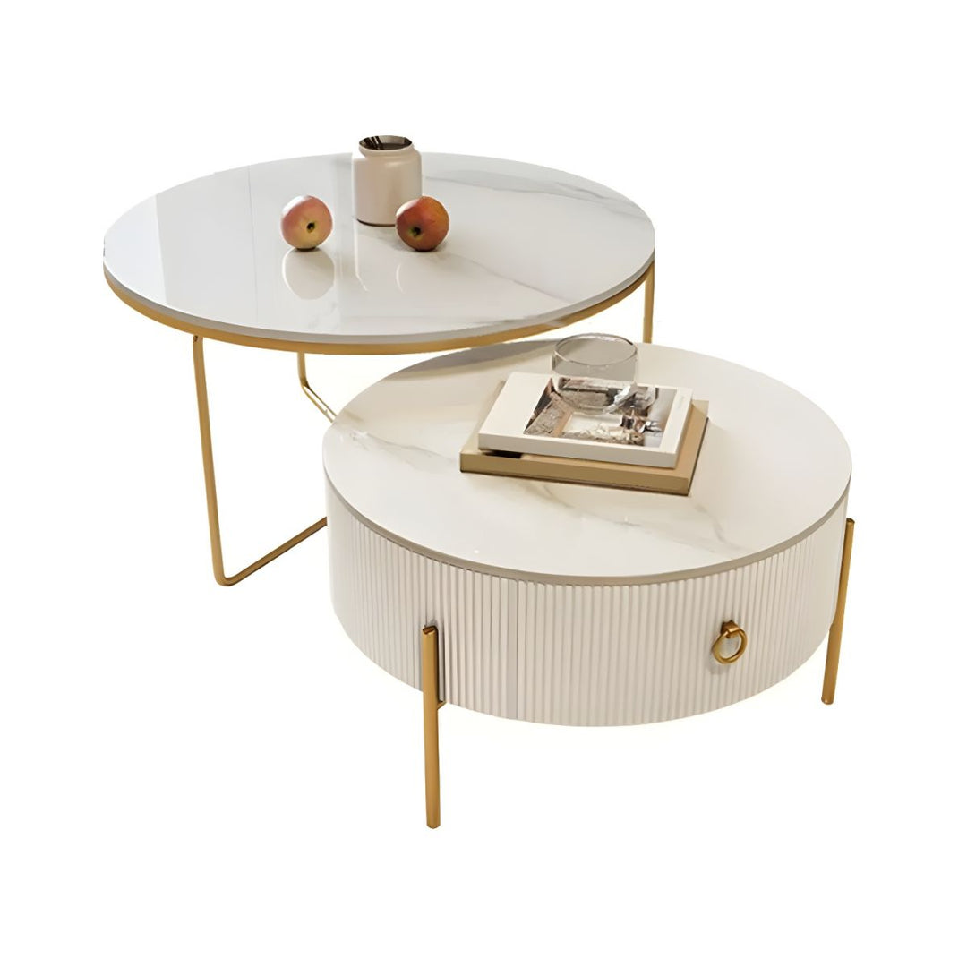 Fariya Stainless Steel Coffee Table for Living Room