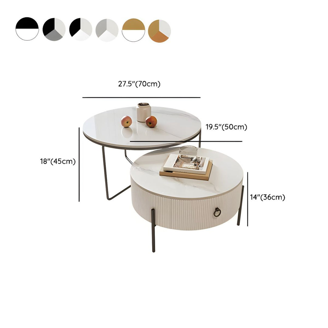 Fariya Stainless Steel Coffee Table for Living Room
