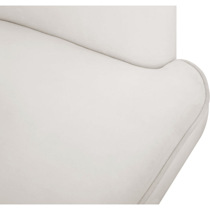 Leesha Metal and Fabric Arm Chair | Living Room Chair | Lounge Chair